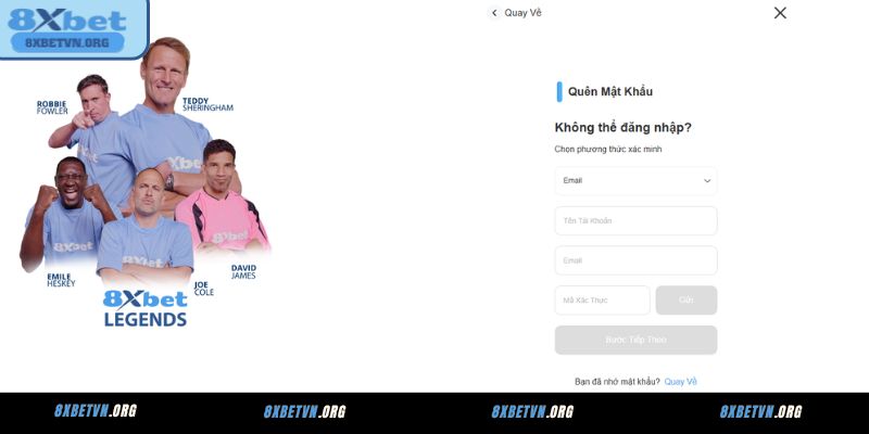 Một số trường hợp lỗi đăng nhập 8XBET thường gặp của người chơi